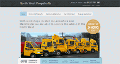 Desktop Screenshot of northwestpropshafts.com